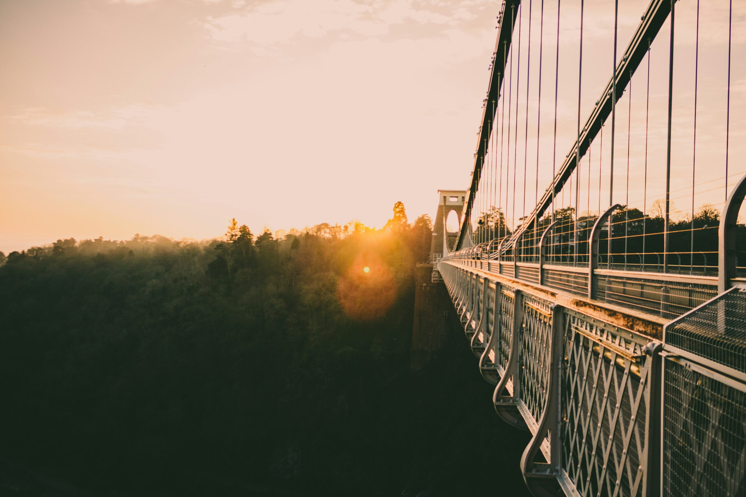 Clifton Suspension Bridge at Sunset