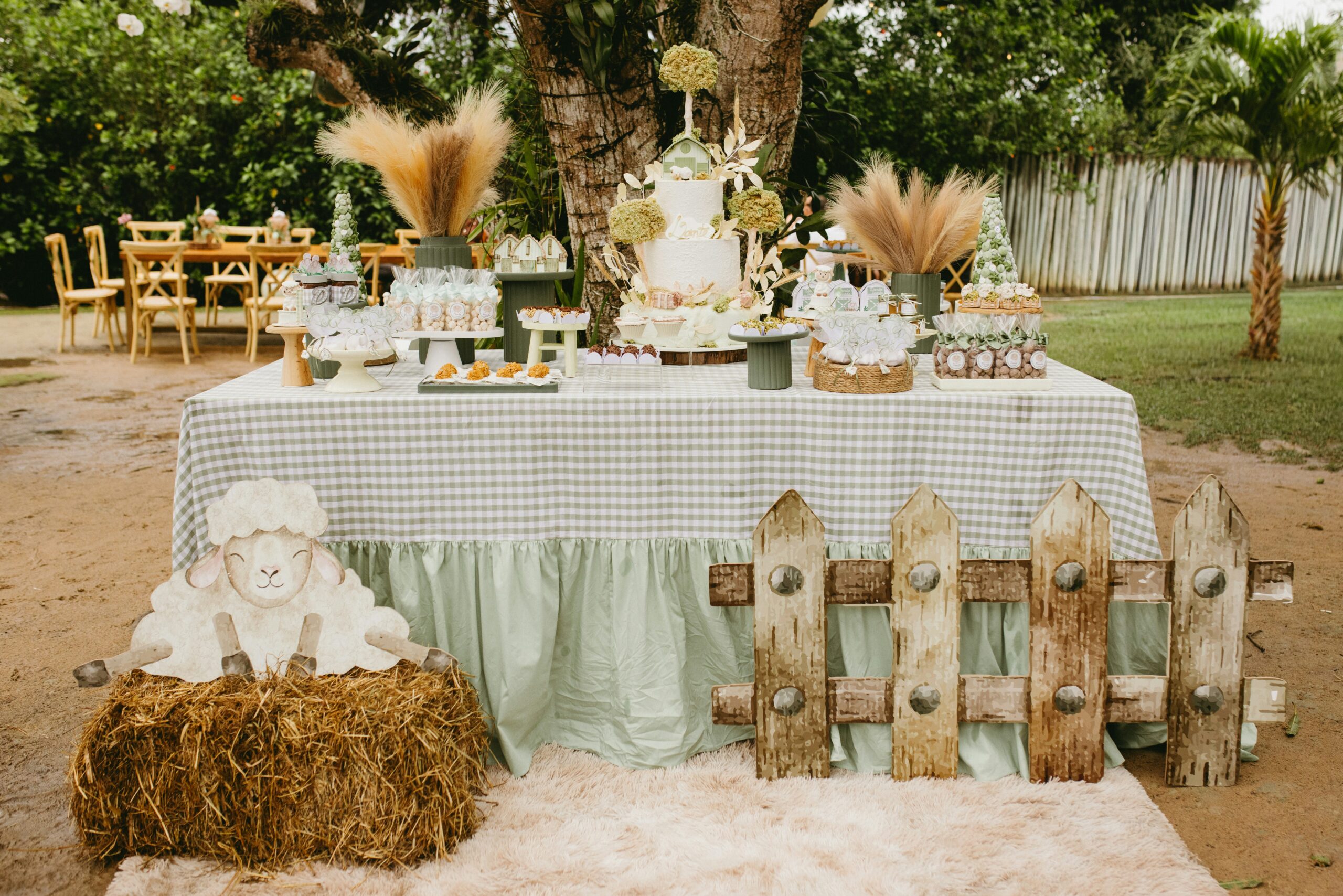 Naming ceremony party table