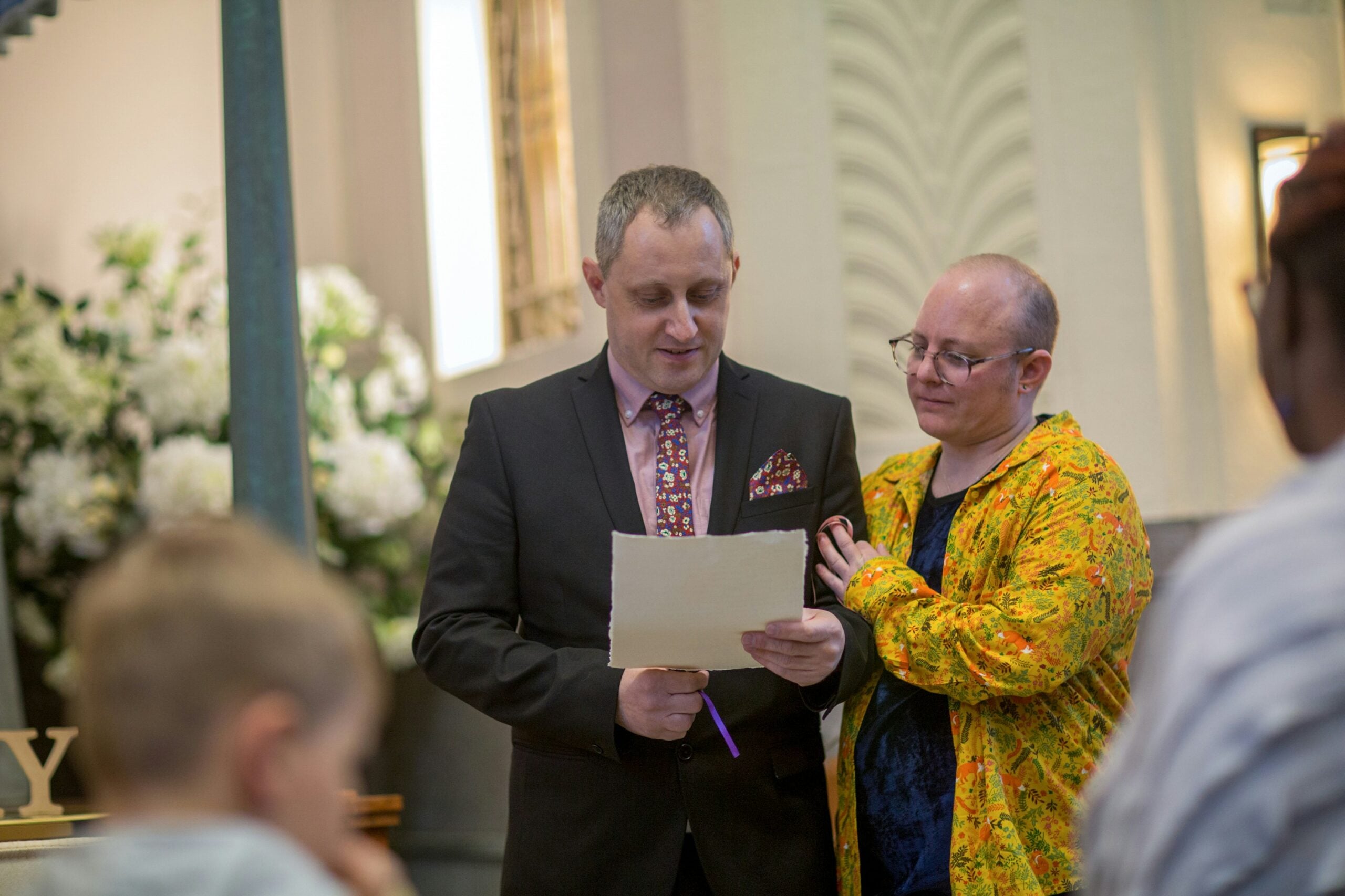 Reading a eulogy