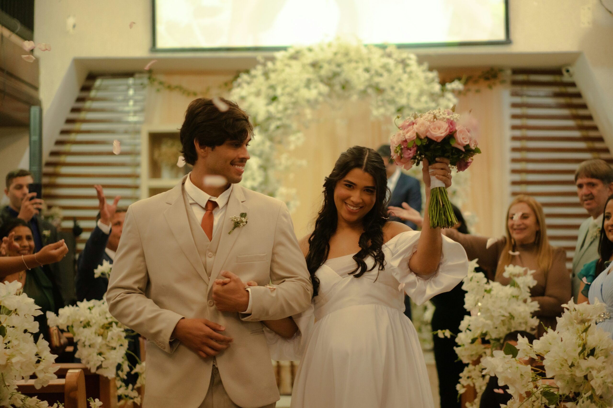 Walking down the aisle