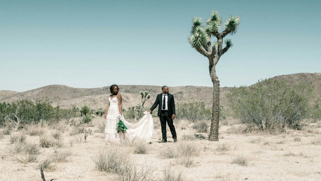 Married Couple in the Desert