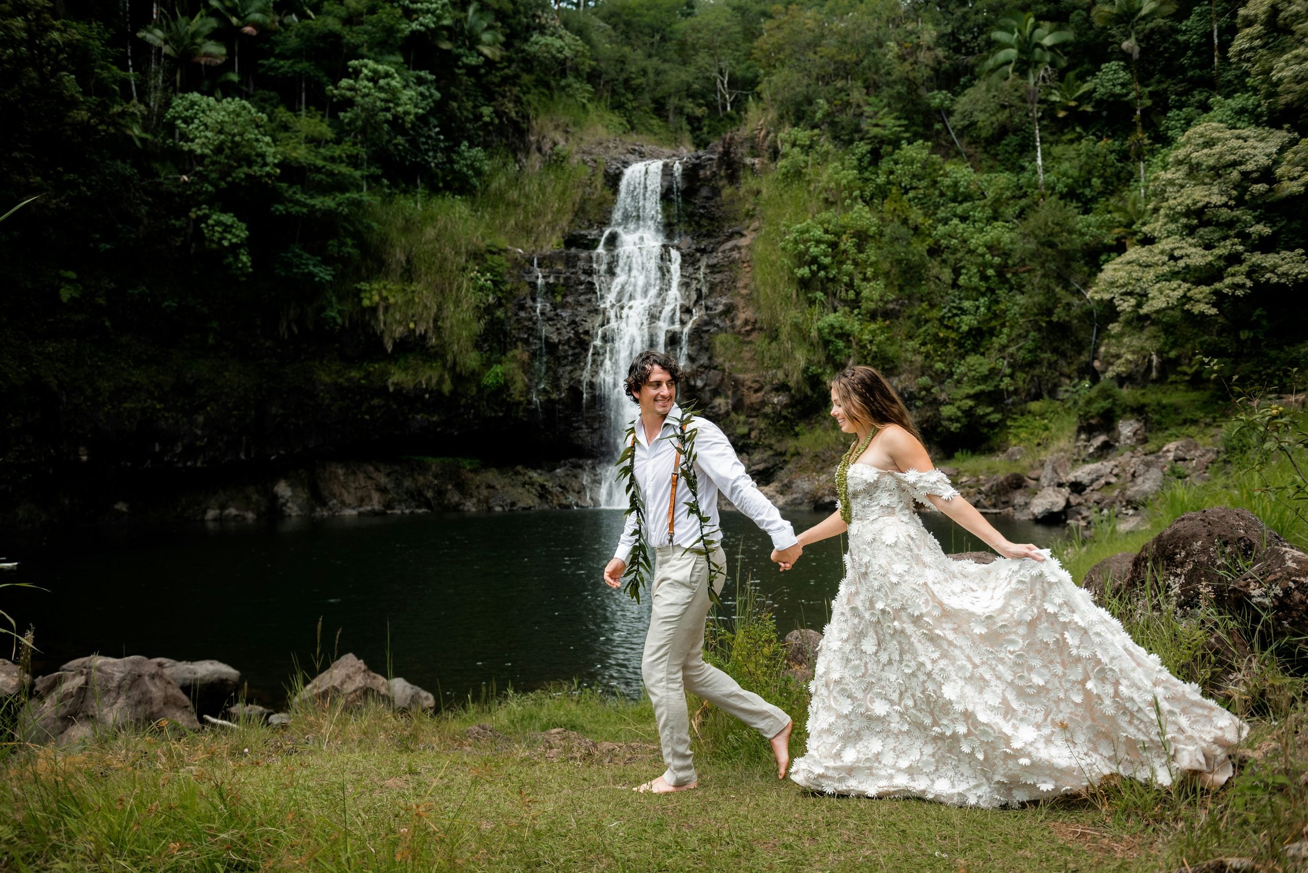 Outdoor elopement